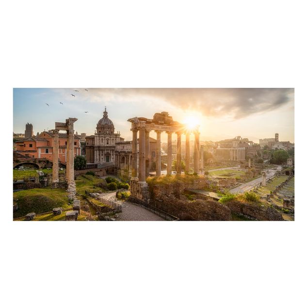 Italian prints Forum Romanum At Sunrise