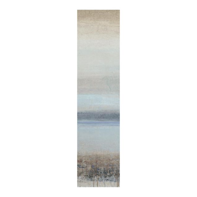 Sliding panel curtains abstract Horizon Over Blue I