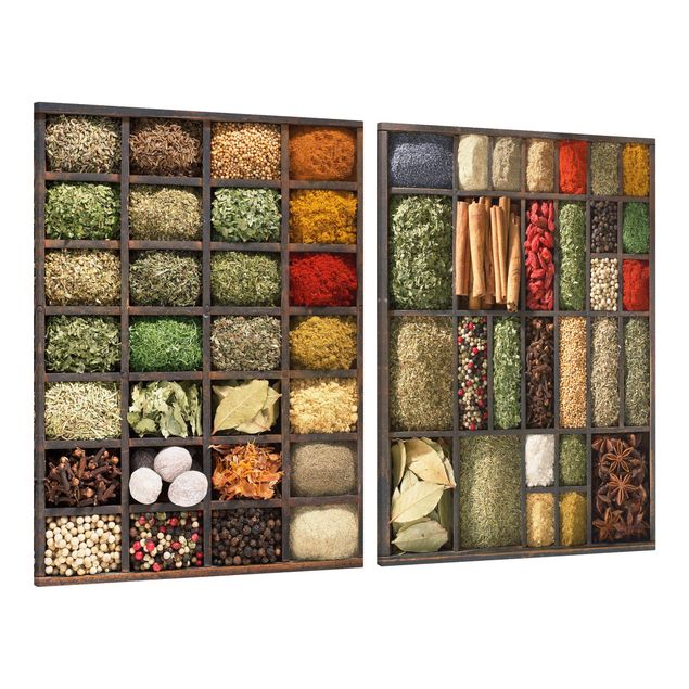 Canvas prints Seed Box Spices