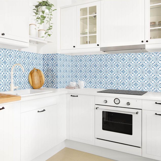 Kitchen splashback tiles Watercolour Tiles - Lagos