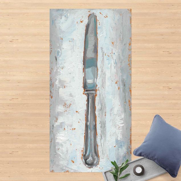 outdoor patio rugs Impressionistic Cutlery - Knife