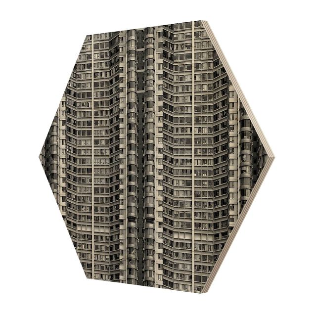 Wooden hexagon - Skyscraper
