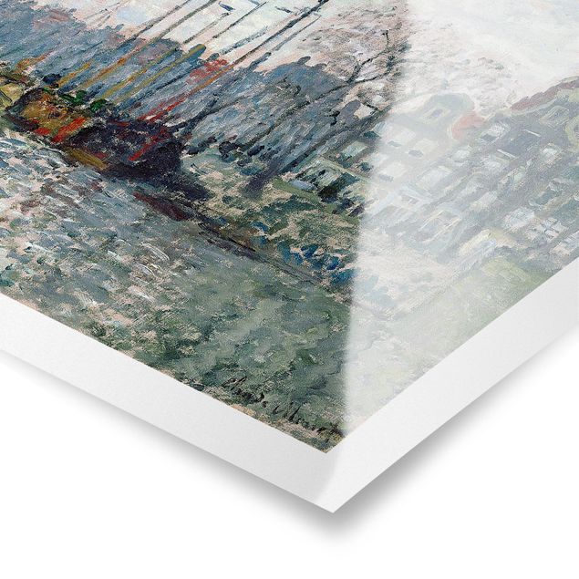 Contemporary art prints Claude Monet - View Of The Prins Hendrikkade And The Kromme Waal In Amsterdam