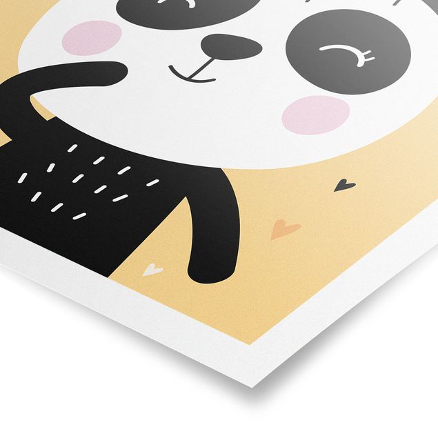 Contemporary art prints The Happiest Panda