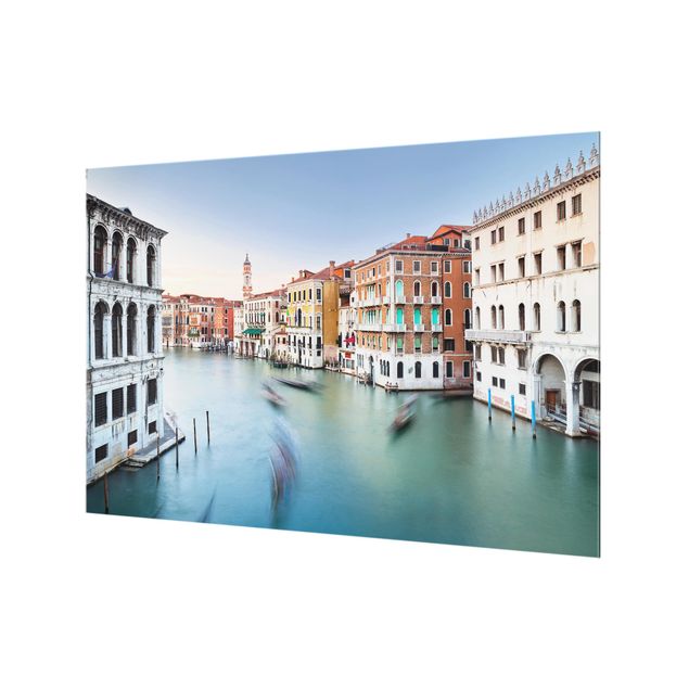 Glass Splashback - Grand Canal View From The Rialto Bridge Venice - Landscape 2:3