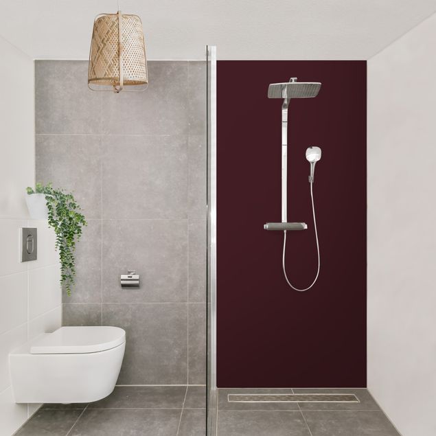 Shower wall cladding - Tuscany Wine Red