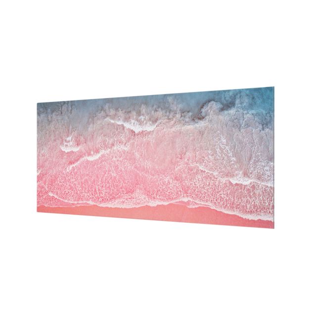 Splashback - Ocean In Pink - Landscape format 2:1