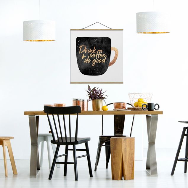 Prints quotes Drink Coffee, Do Good - Black