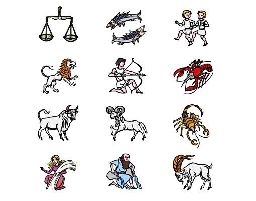 Wall stickers star No.155 Signs of the Zodiac