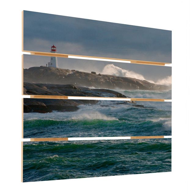 Wood photo prints In The Protection Of The Lighthouse