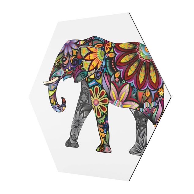 Prints multicoloured No.651 Elephant Pattern