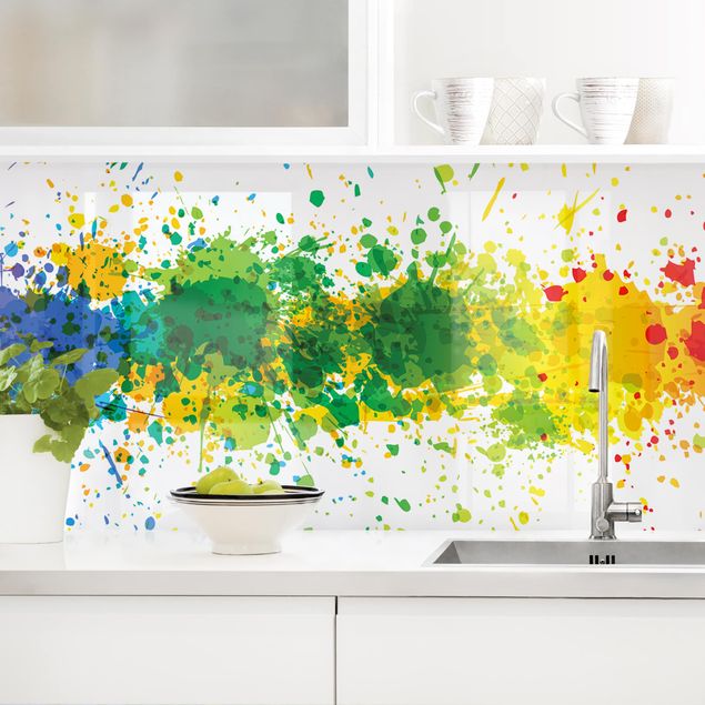 Kitchen Rainbow Splatter II