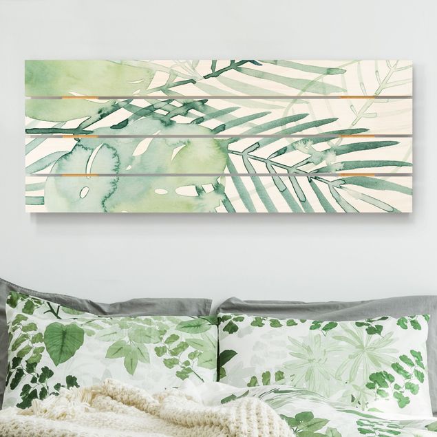 Kitchen Palm Fronds In Watercolour I