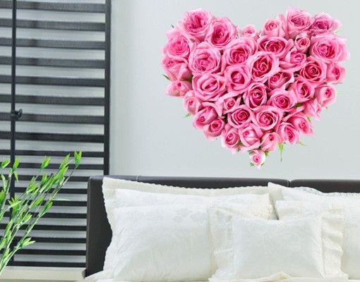 Plant wall decals No.192 Heart of Roses