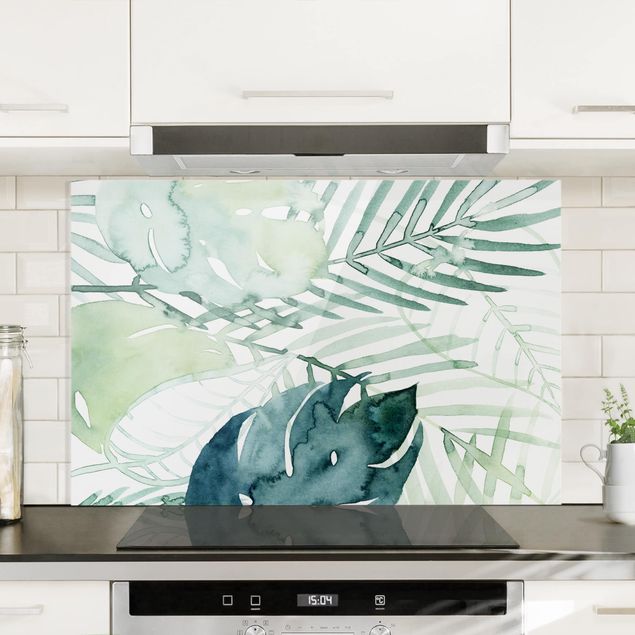 Kitchen Palm Fronds In Water Color I