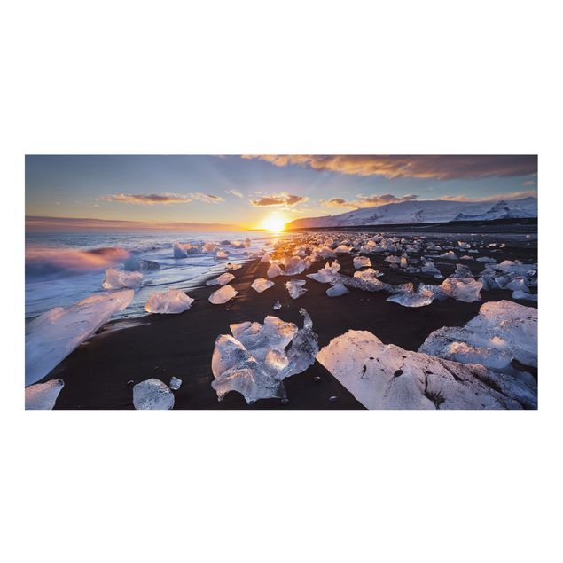 Rainer Mirau Chunks Of Ice On The Beach Iceland