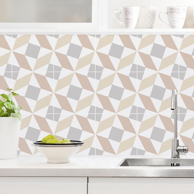 Kitchen Geometrical Tiles - Fano