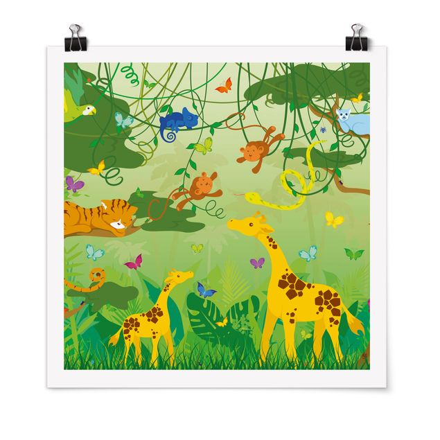 Landscape wall art No.IS87 Jungle Game