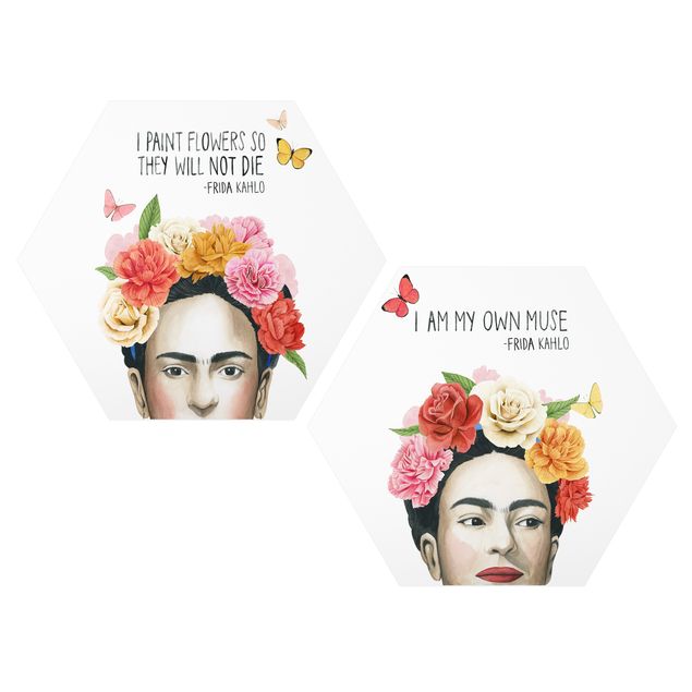 Prints flower Frida's Thoughts Set I