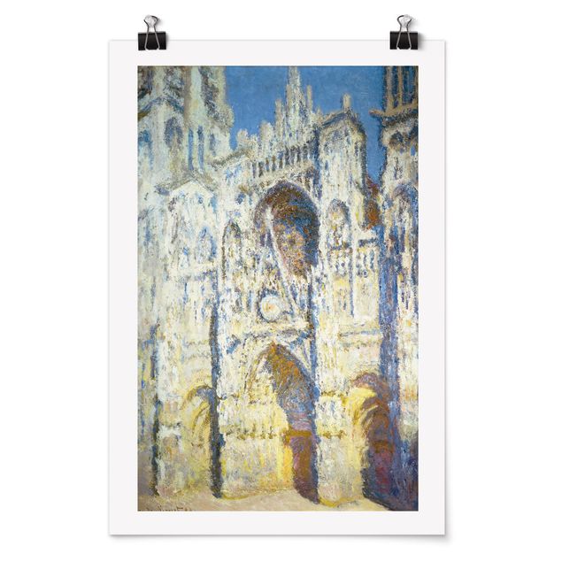 Art prints Claude Monet - Portal of the Cathedral of Rouen