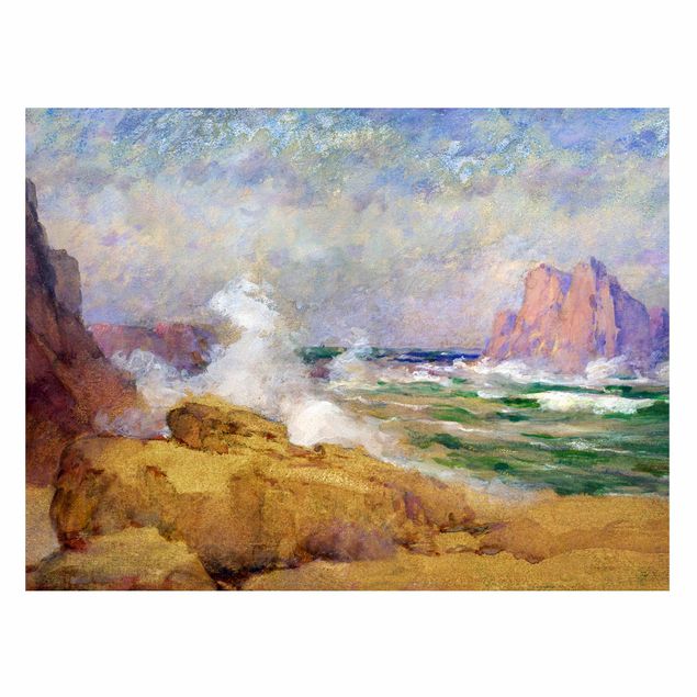 Prints landscape Ocean Ath the Bay Painting