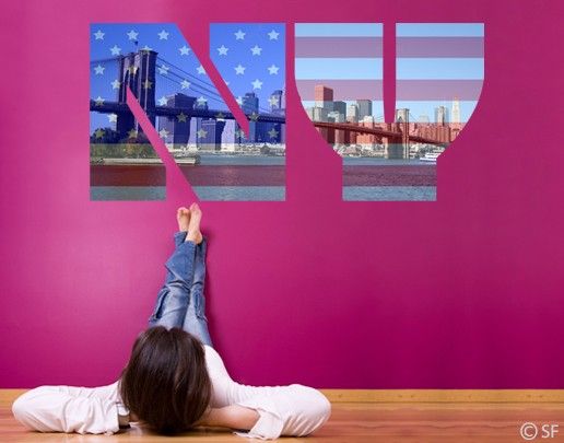 Wall stickers architecture and skylines No.SF788 NY