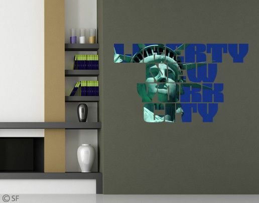 Cityscape wall stickers No.SF789 Liberty NY