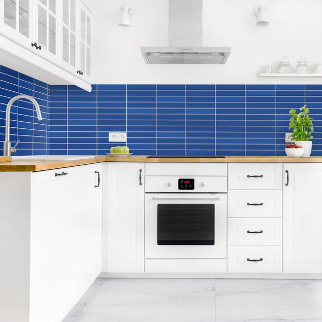 Kitchen Metro Tiles - Blue