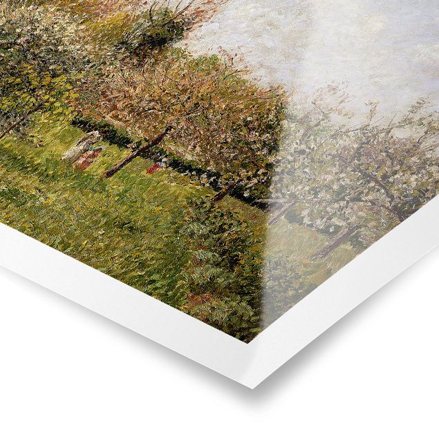 Landscape canvas prints Camille Pissarro - Spring In Eragny