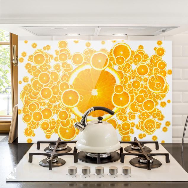 Kitchen Retro Orange Pattern