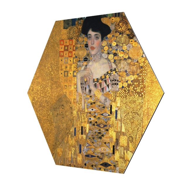 Framed portrait prints Gustav Klimt - Portrait Of Adele Bloch-Bauer I