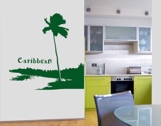 Wall stickers plants No.UL560 Carribean