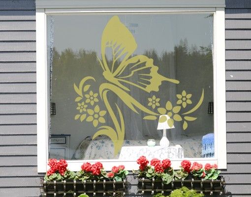 Window decals No.9 butterfly