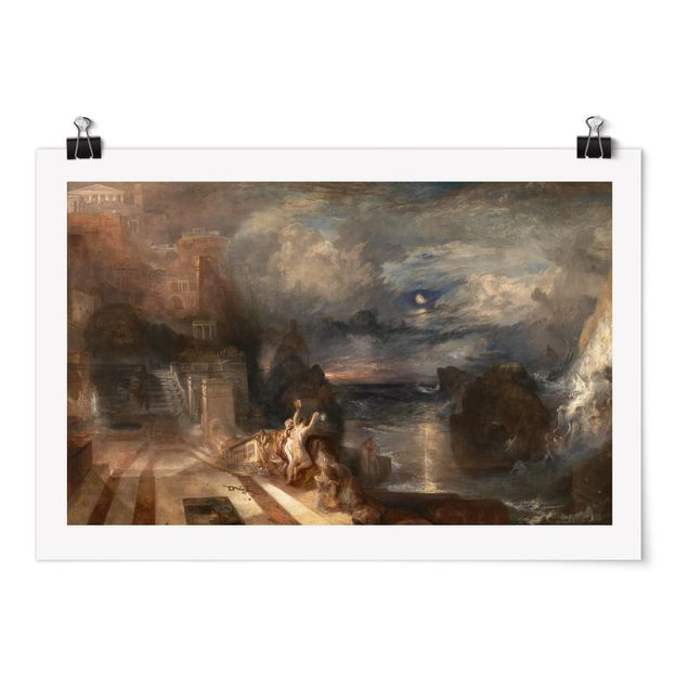 Canvas art William Turner - The Parting of Hero and Leander - from the Greek of Musaeus
