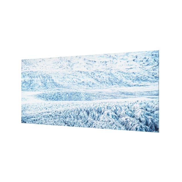 Splashback - Icelandic Glacier Pattern - Landscape format 2:1