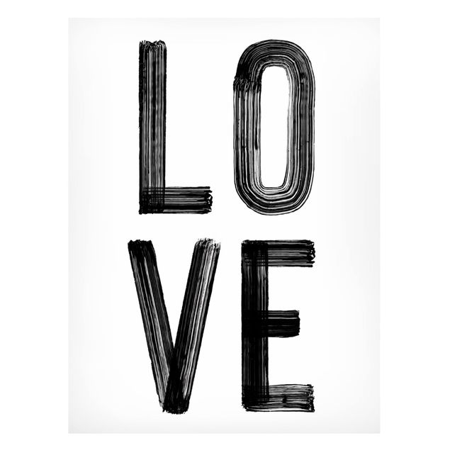 Magnet boards sayings & quotes Love Typography in Black