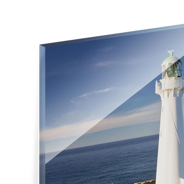 Glass Splashback - Castle Point Lighthouse New Zealand - Landscape 1:2