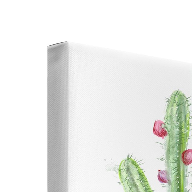 Canvas prints Cactus With Bible Verse Set I
