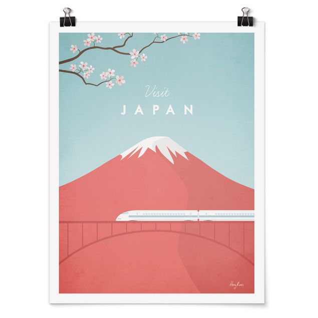 Art prints Travel Poster - Japan