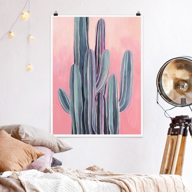 Kitchen Cactus In Licht Pink II