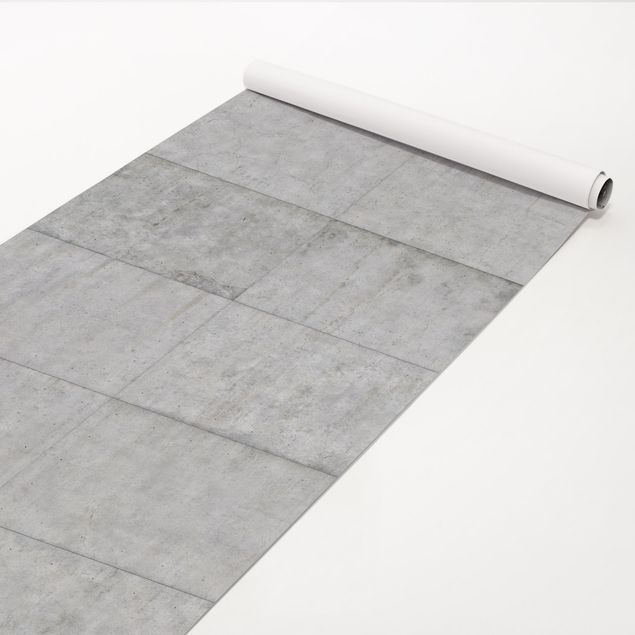 Adhesive films for furniture concrete Concrete Brick Look Gray