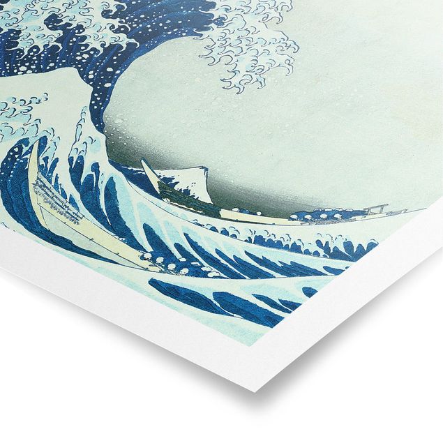 Sea print Katsushika Hokusai - The Great Wave At Kanagawa