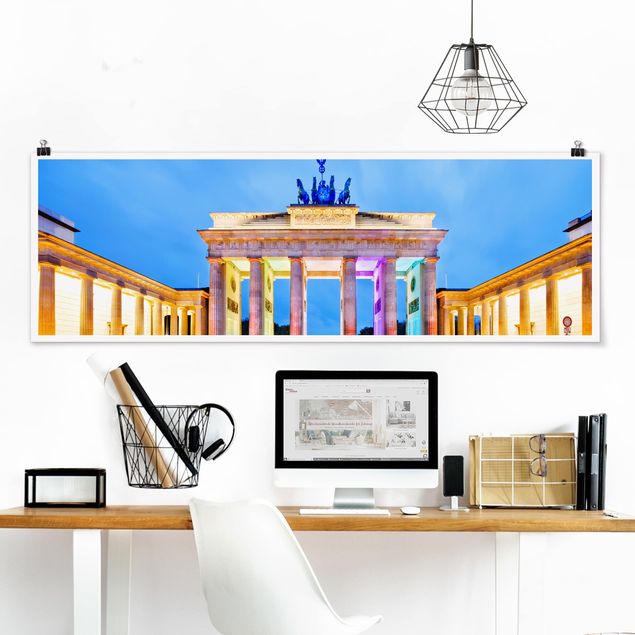 Kitchen Illuminated Brandenburg Gate