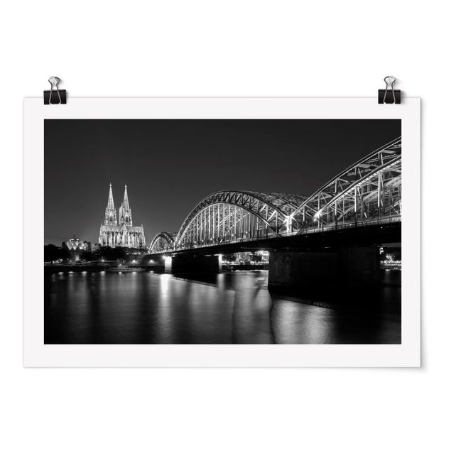 Architectural prints Cologne At Night II