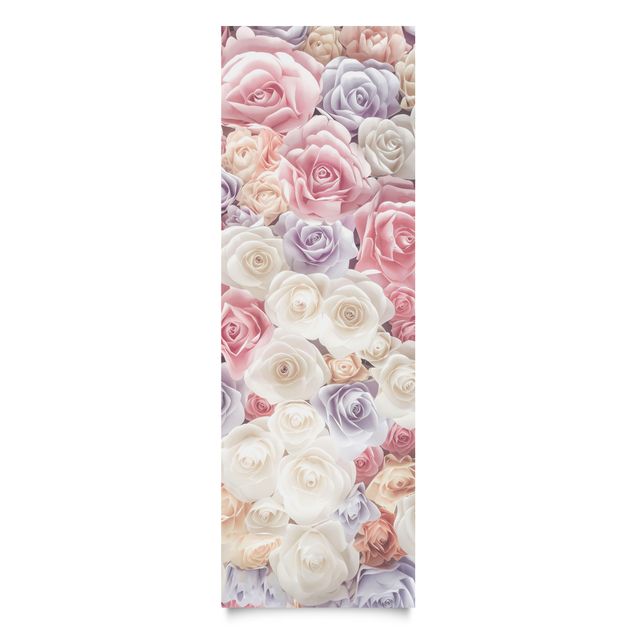 Adhesive films frosted Pastel Paper Art Roses