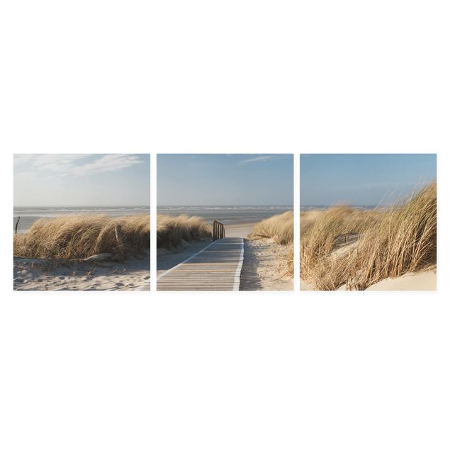 Canvas landscape Baltic Sea Beach