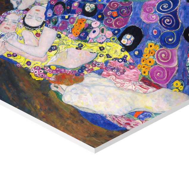 Purple print Gustav Klimt - The Virgin
