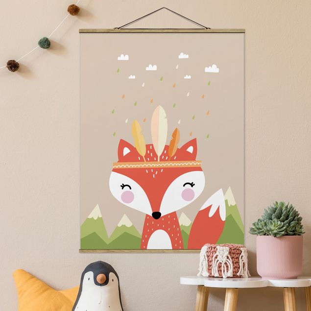 Nursery decoration Indian Fox