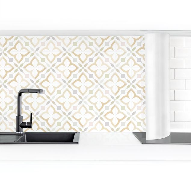 Kitchen splashback abstract Geometrical Tiles - Ancona