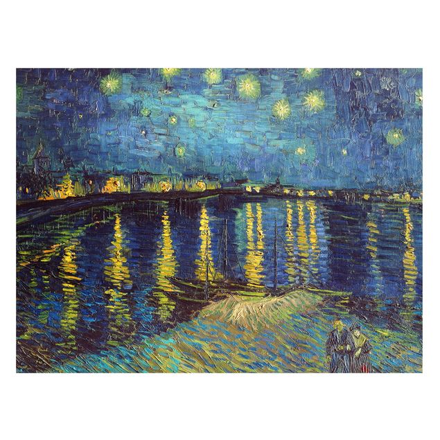 Pointillism artists Vincent Van Gogh - Starry Night Over The Rhone